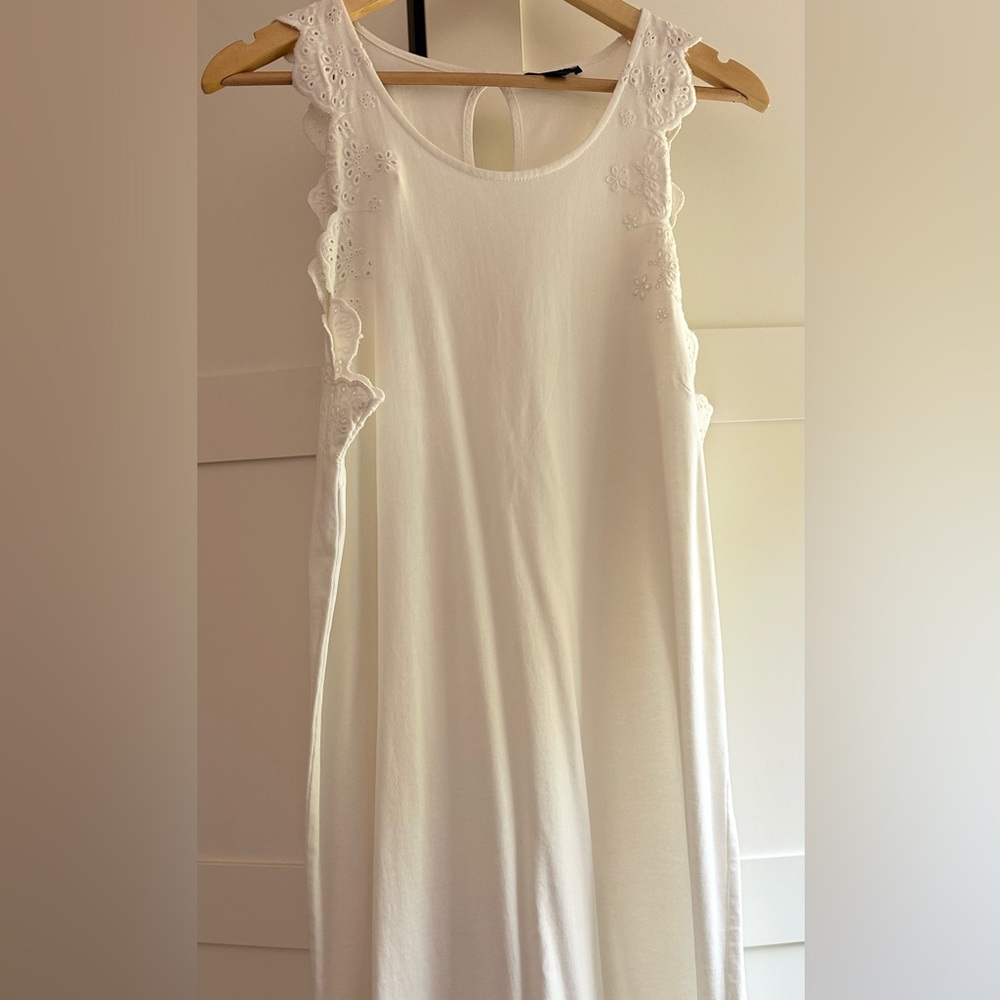 J. Crew White Eyelet Dress